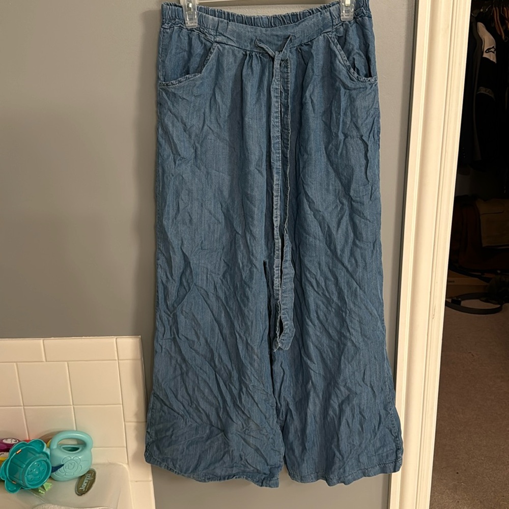 Made in Italy wide leg pants size M